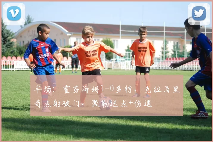 半场：霍芬海姆1-0多特，克拉马里奇点射破门，聚勒送点+伤退